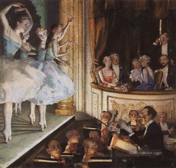 Impressionismus Werke - russisches Ballett Konstantin Somov ballerina
